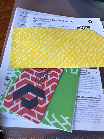 Biljetter till vin och delimässan i mars 2023