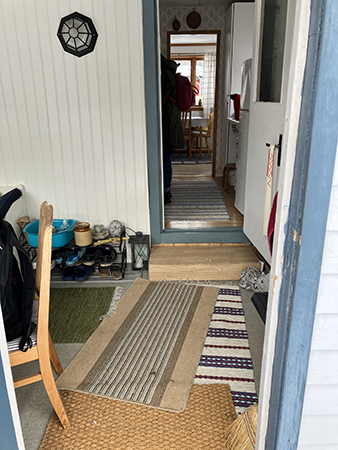 På väg in i Slottet