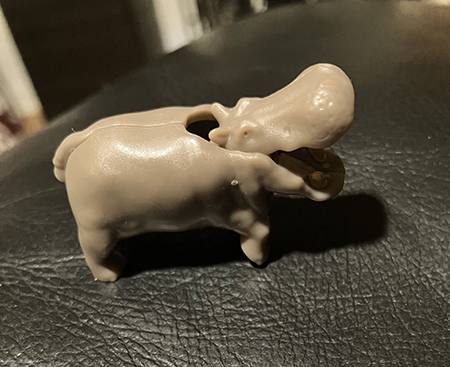 Skrattande noshörning från Kinderegg