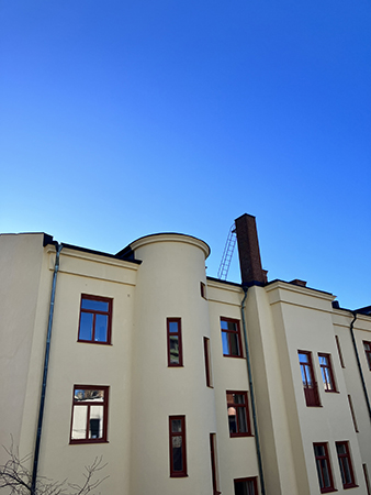 Annorlunda hus med runda delar