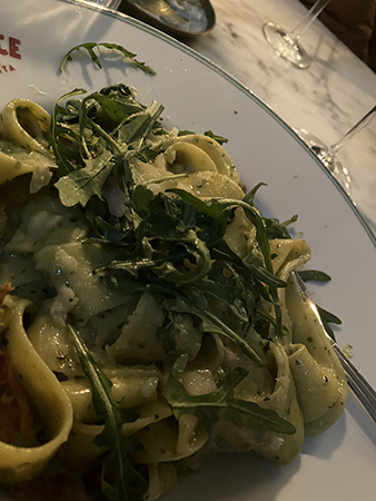 Pasta med pesto Ll'Amice