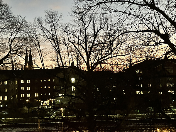 Utsikt mot domkyrkotornen