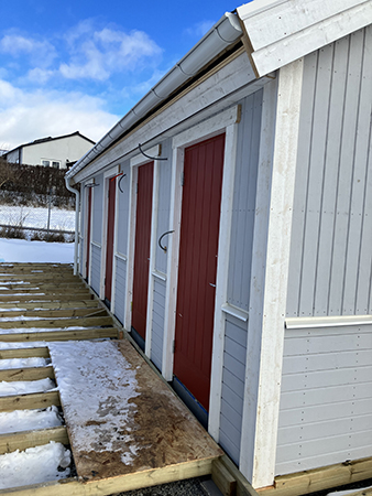 Ny byggnad för dusch toa och tvättstuga