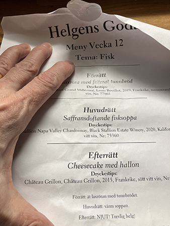 Meny Helgens goda vecka 12 2023