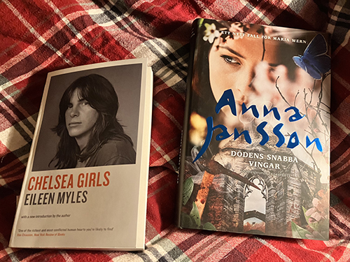 Böckerna Chelsea girls och Dödens snabba vingar