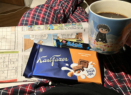Sudoku choklad och kick till kvällskaffet