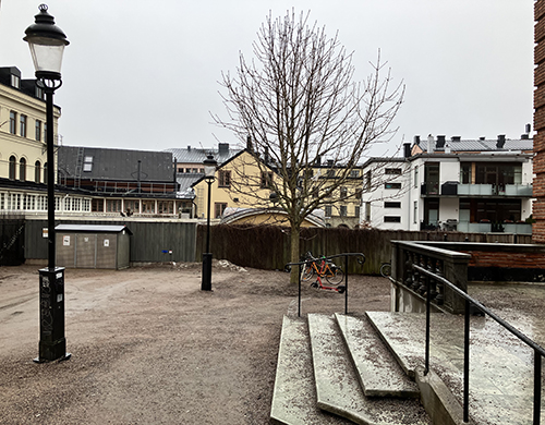 Hustak och baksidor Drottninggatan