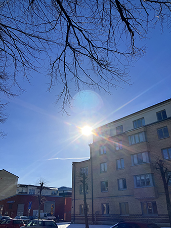 Marssol i Höganäsområdet