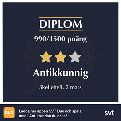 Antikkunnig i Skellefteå 2 mars 2023