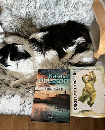 Lucifer med böckerna Skuggläge och Kriget mot kroppen