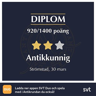 Antikkunnig i Strömstad 30 mars 2023