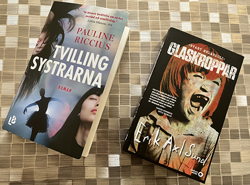 Böckerna Tvillingsystrarna och Glaskroppar