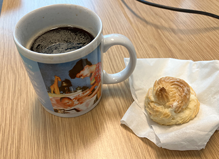 Kaffe och persisk kaka