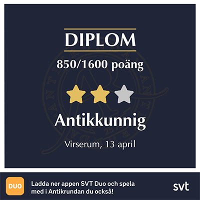 Antikunnig i Virserrum 13 april 2023 Antikunnig i Virserrum 13 april 2023