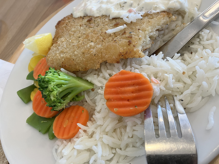 Fisk o ris o kokta grönsaker