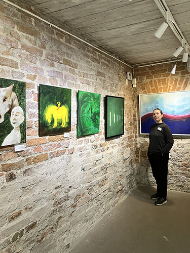 Li Gessbo ställde ut på Galleri Upsala