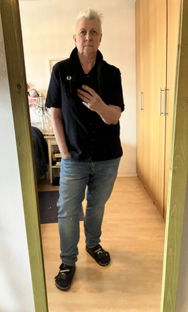 Selfie i Fred Perryskjortan skärtorsdag