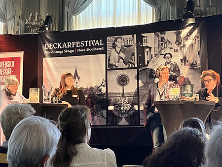 Kerstin Bergman Katarina Bivald och Kristina Appelqivst om pusseldeckare