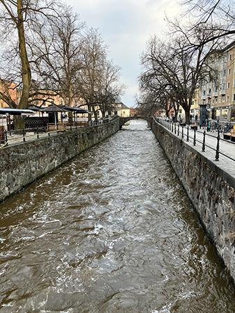 Fyrisån aprilmorgon 2023 Fyrisån aprilmorgon 2023