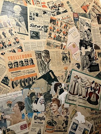 Toavägg på Café da Capo