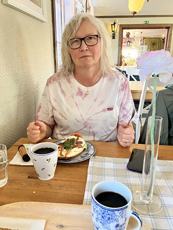 Anna fikar på da Capo