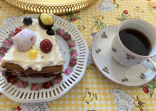 Annas tårta och kaffe