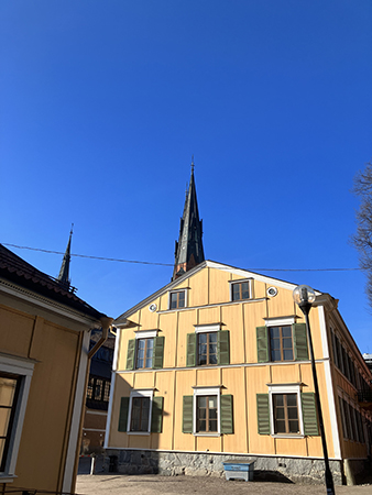 Domkykotornen bakom Walmstedtska gården