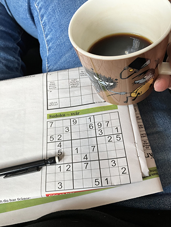Sudoku och kaffe