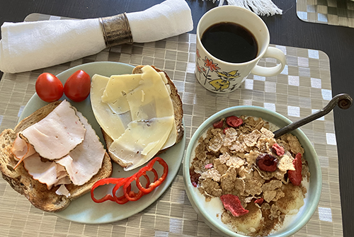 Söndagsfrukost utan kokt ägg