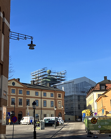 Gustavianumkupolen bakom St Eriks torg
