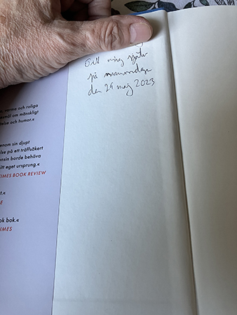 Till mig själv på namnsdagen den 29 maj 2023