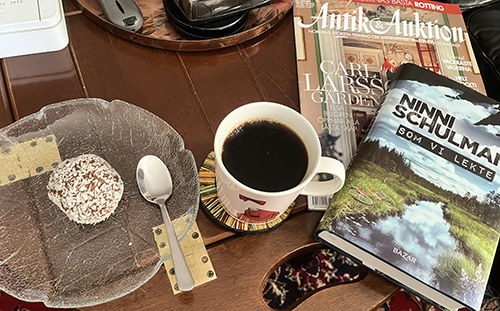 Chokladboll kaffe Antik o auktion boken Som vi lekte