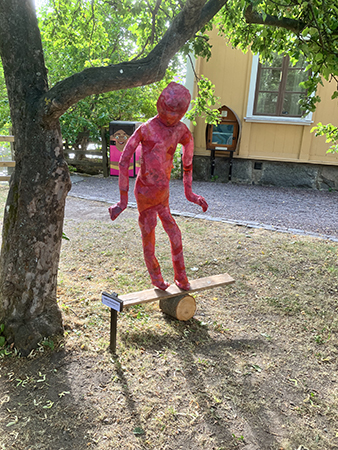 Elin Forssells konstverk Hålla balansen