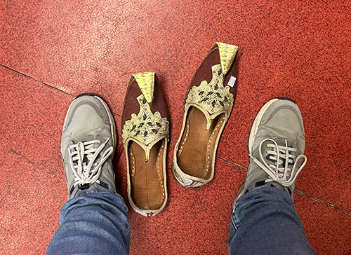 Mina fötter och Aladdintofflor