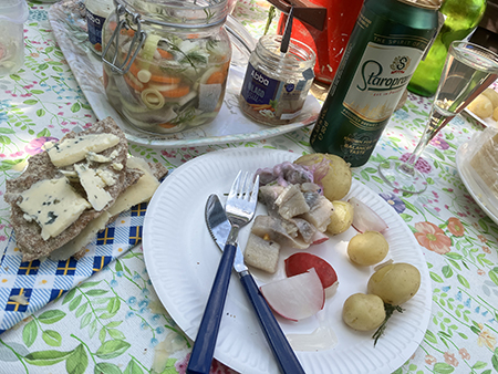 Sill potatis och gigantiska rädisor