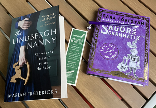 Böckerna The Lindbergh Nanny och Riddar Kasus hjärta och andra sagor om grammatik