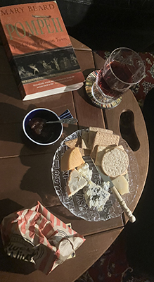 Lördagsgodis ostassiett godspåse barolovin Pompeiiboken