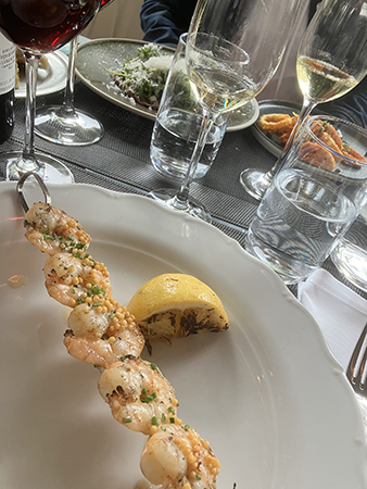 Grillat scampispett med citron Aaltos