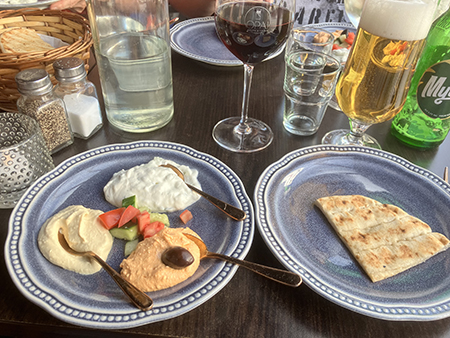 Röror bröd vin och öl Opa