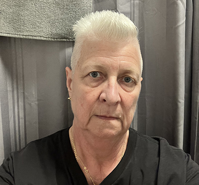 Nyklippt framifrån selfie 10 aug 2023