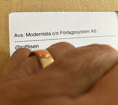 Paket till Tofflisen från Modernista