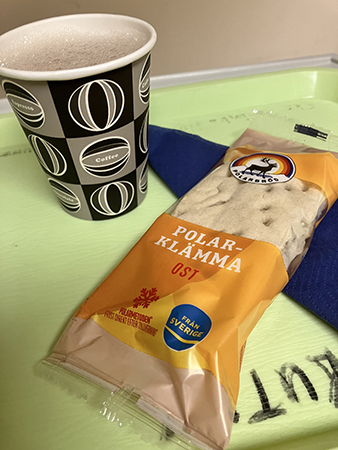 Polarklämma med ost på akuten