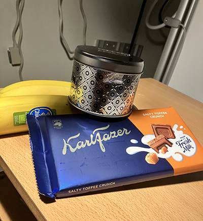Bananer choklad och havrekakor från Anna