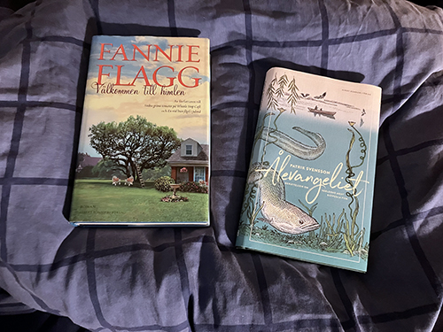 Böckerna Välkommen till himlen och Ålevangeliet