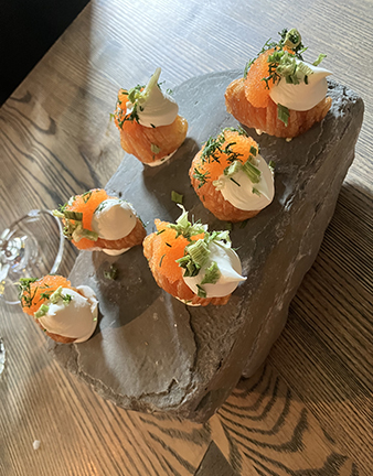 Hasselbackspotatis på Restaurang Hantverket