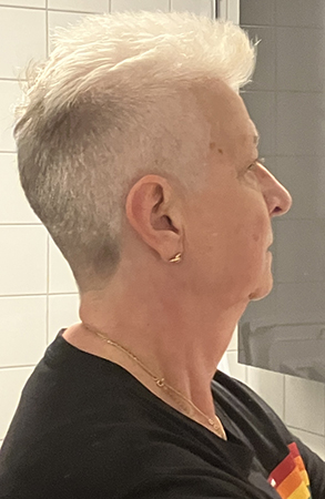 Nyklippt profil selfie 10 aug 2023