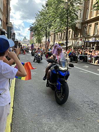 Dykes on bikes Pride Parade 2023