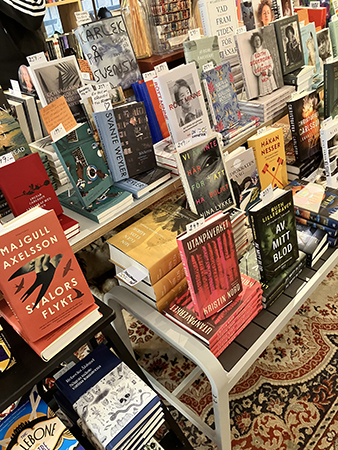 Besök på Gamla stans bokhandel
