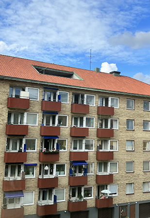 Utsikt från Bokrumsfönstret