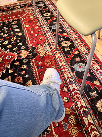 Mitt ben i ett väntrum